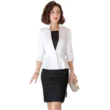 Профессиональное пальто с короткими рукавами+ платье, лето, офисное, деловое платье+ Блейзер, 2 предмета, Униформа, официальная одежда