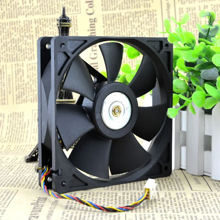 Ventilador de Refrigeração 12cm 120 mm 1225 12025 12x12x2.5cm 120x120x25 mm 12v 0.80a Boa Qualidade Delta-afb1212sh - Imagem 2