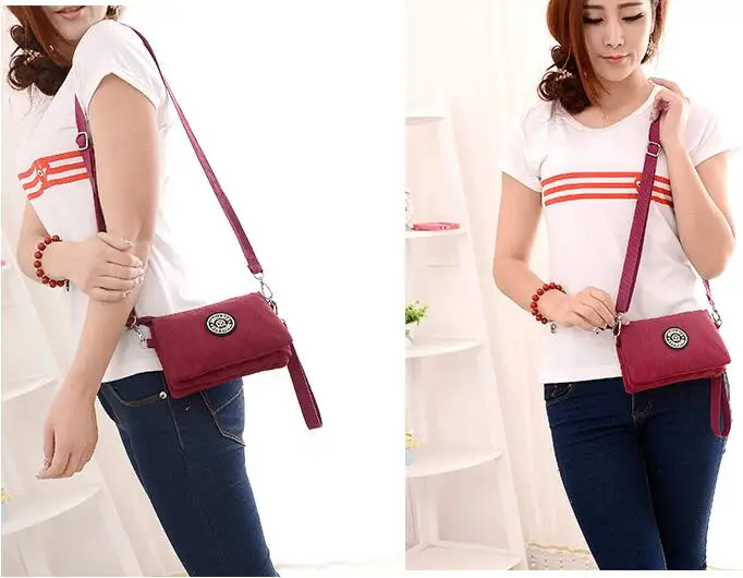 Jinqiaoer Высокое качество нейлон маленькие женские сумки Lettert дизайнерские женские сумки-мессенджеры женские Лоскутные сумки через плечо