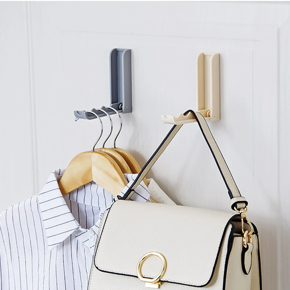

Hot Portable 1 Pcs Floding Adhesive Storasge Hooks Strong Waterproof Wall Hangers Holders For Kitchen Bathroom Living Room