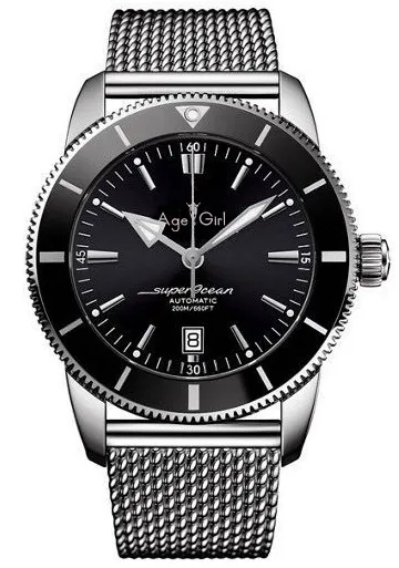 

Luxury Brand New Black Blue Ceramic Bezel Automatic Mechanical Men Watches Stainless Steel Sport Bracelet Sapphire Silver AAA+