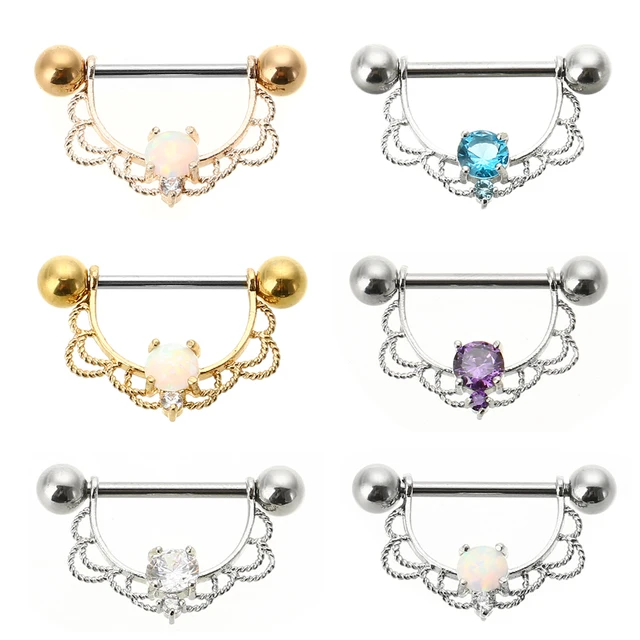 Piercing Jewelry Newly Fashion Simple Small Nipple Rings Surgical