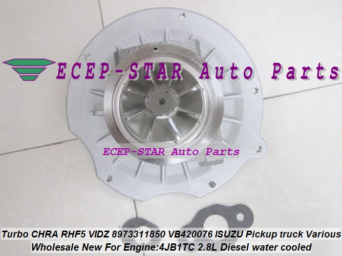 Turbo CHRA Cartridge Core RHF5 VIDZ VA420076 8973311850 8973311-850 4T505 1118010-802 For ISUZU Pickup 4JB1TC 4JB1T 4JB1-TC 2.8L (5)