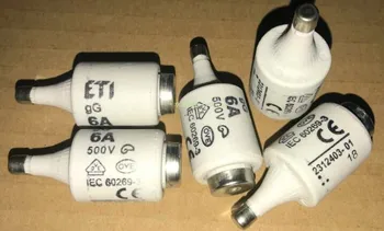 

Fuses: ETI DII 6A 500V 2312403 / DII 2A 2312401 / 4A 2312402 / 10A 2312403 DII 500Vac gL/gG