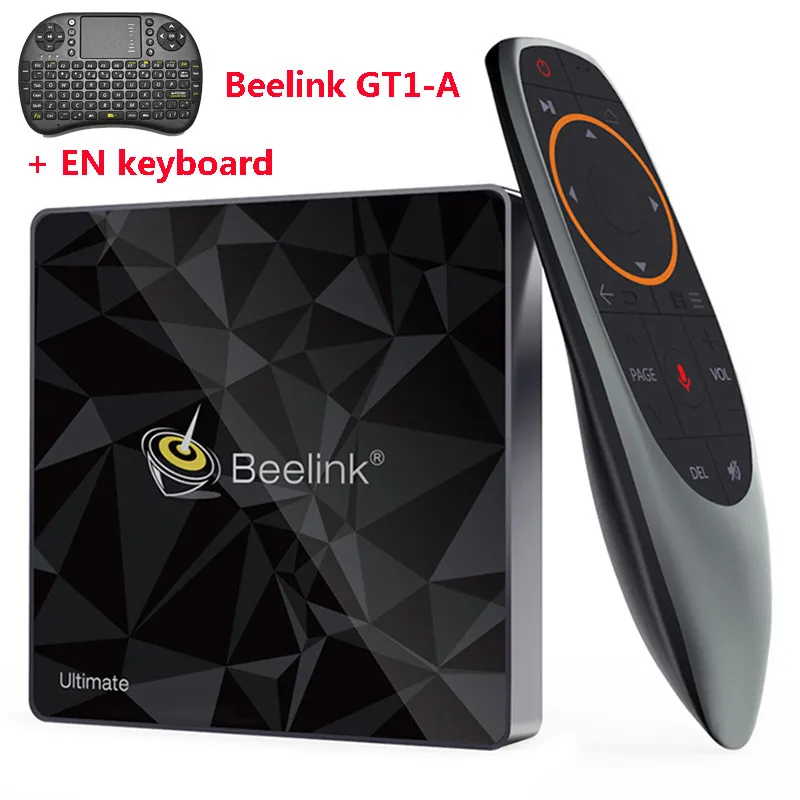 Beelink GT1-A/GT1 Ultimate tv Box 3g 32G Amlogic S912 Восьмиядерный процессор DDR4 2,4G+ 5,8G двойной WiFi Android 7,1 телеприставка медиаплеер - Цвет: 3G32G GT1A EN