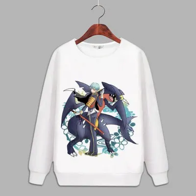 8 Игры Touken Ranbu Mikazuki Munechika печатных балахон унисекс с длинным рукавом хип хоп флис топы корректирующие Толстовка Кофты для осени - Цвет: 8