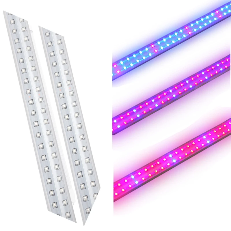 2pcs Full Spectrum Double Lines Led Grow Lighting Waterproof Indoor Flower Hydroponics Lamp Kit Red Blue For Flower Succulent 2pcs Full Spectrum Double Lines Led Grow Lighting Waterproof Indoor Flower Hydroponics Lamp Kit Red Blue For Flower Succulent