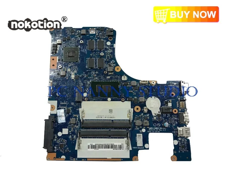 PCNANNY 5B20K38185 BMWQ1/BMWQ2 NM-A481 для Lenovo 300-15ISK Материнская плата ноутбука SR2EY I5-6200U HD 8600 м