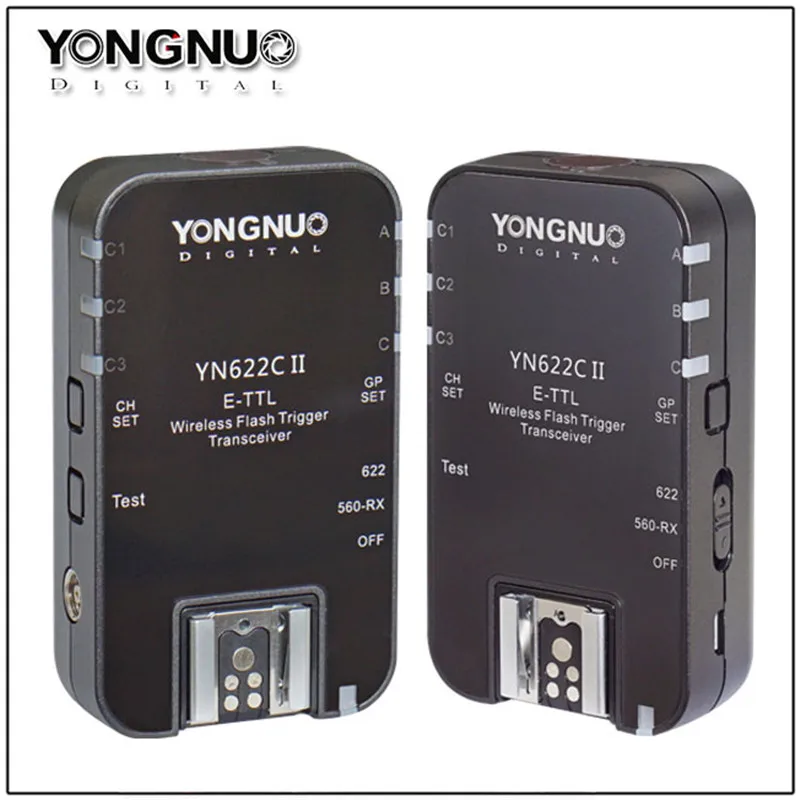 

YONGNUO YN622C-TX Flash Controller Transmitter for Canon 7D, 60D, 50D, 40D, 650D/T4i, 600D/T3i, 550D/T2i, 400D/Xti, 1100D, 1000D