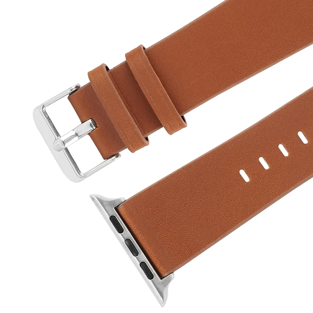 Коровья кожа ремешок для наручных часов Apple watch 38 мм 40 iwatch 5 4 42 44 Новый ручной apple