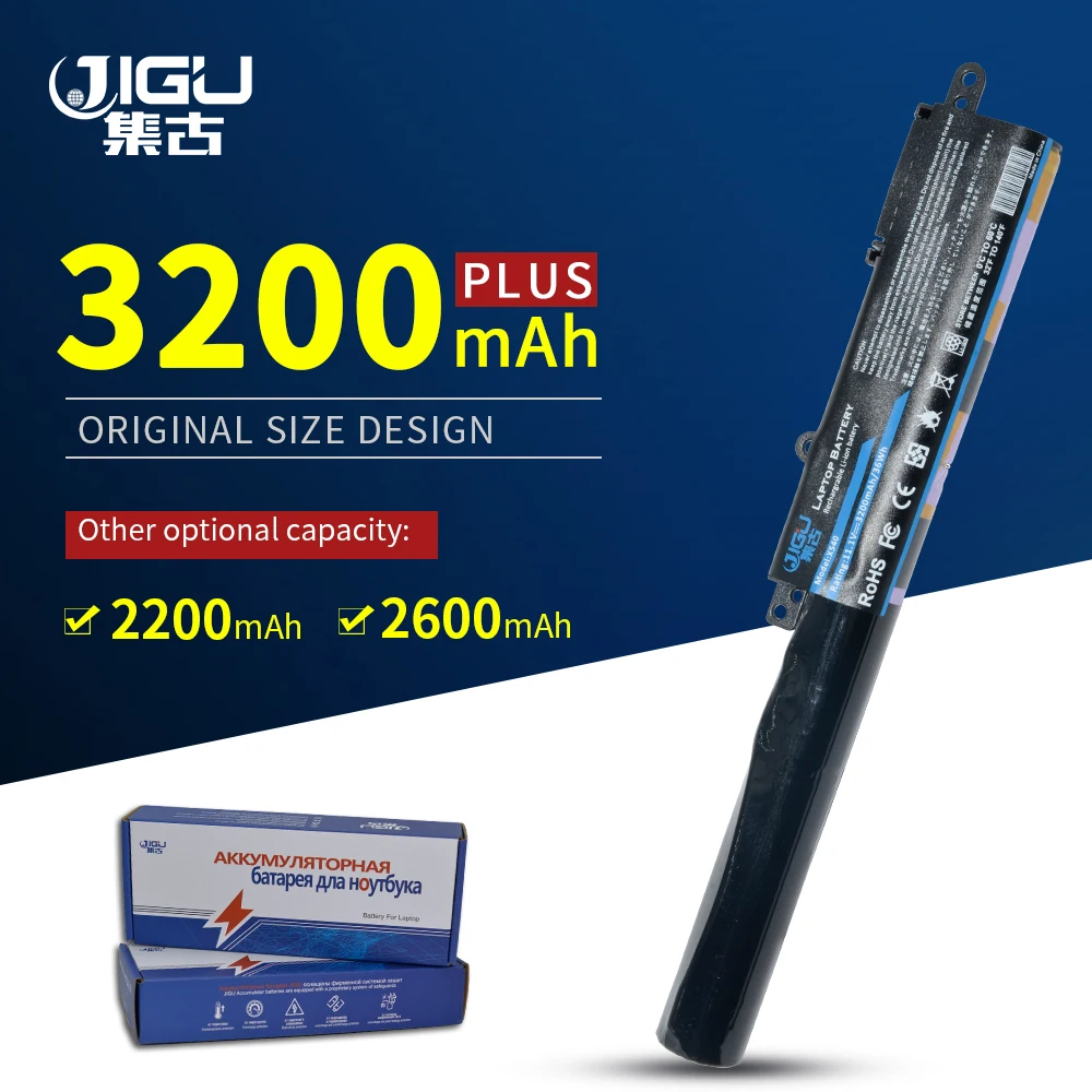 Цена JIGU 3 клетки ноутбука Батарея A31N1519 для ASUS R540SA R540UP X540L X540LA X540LJ X540S X540SA X540SC 3 клетки