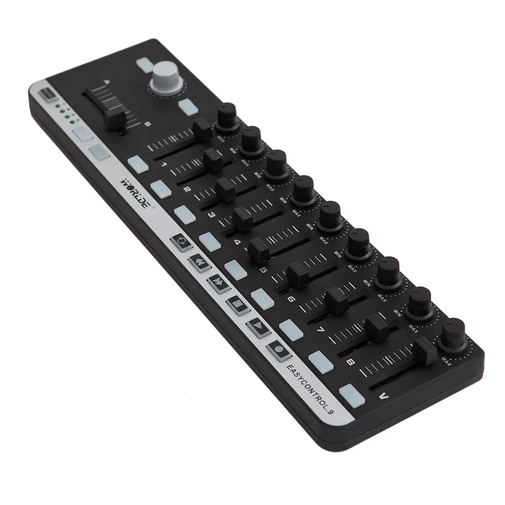

Worlde EasyControl.9 Portable Mini USB 9 Slim-Line Control MIDI Controller