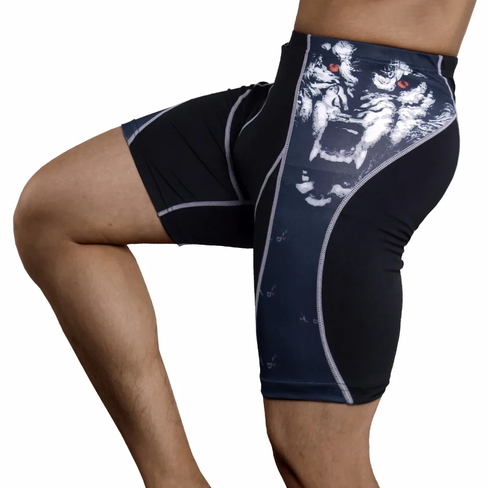 

2019 Short Sport Leggings Compression Tights Quick Dry Men Sporsts Shorts Running Shorts Mannen Gym Training Workout Short Pants