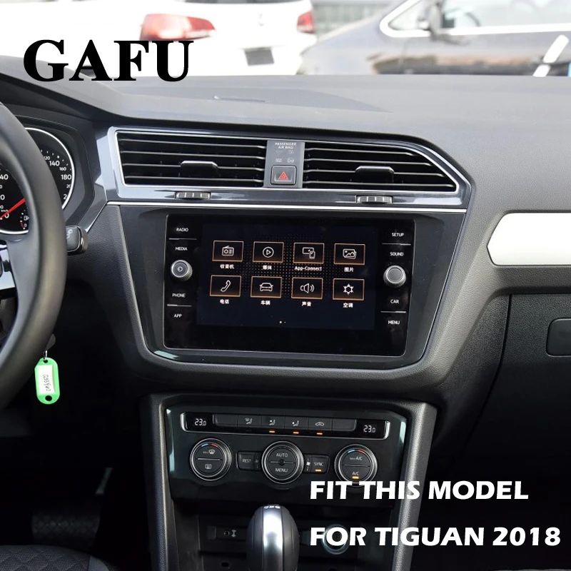Для VW Tiguan mk2 2018 Автомобильный GPS навигатор закаленное стекло Защита для экрана
