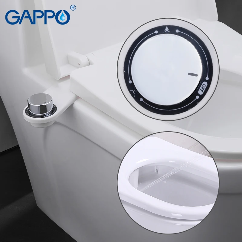 Pаспродажа GAPPO унитаз мест биде, туалетное сиденье крышка ванная, смеситель для биде Простой чистый унитаз сиденье крышка биде опрыскиватель Анальный ...
