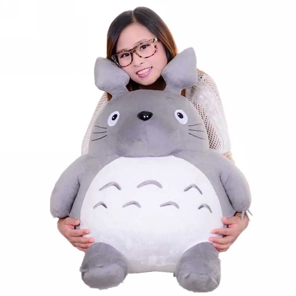Fancytrader New Pop Cute Giant Totoro Plush Toy Hobbies Rare Cartoon Stuffed Cat Totoro Grey Anime Doll 65cm Fancytrader New Pop Cute Giant Totoro Plush Toy Hobbies Rare Cartoon Stuffed Cat Totoro Grey Anime Doll 65cm