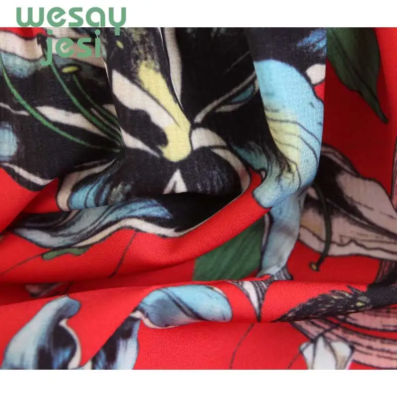 2019 Red Floral Rompers Japanese Style Kimono Jumpsuits Long Sleeve Sexy Playsuits summer Floral Printing V Neck Sexy Coveralls 2019 Red Floral Rompers Japanese Style Kimono Jumpsuits Long Sleeve Sexy Playsuits summer Floral Printing V Neck Sexy Coveralls