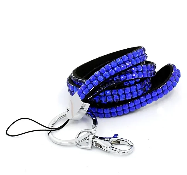Excellent Quality Bling Rhinestone Crystal Neck Lanyard For Id Name Badge Holder Key 1pcs Badges Badgeslanyards Aliexpress Excellent Quality Bling Rhinestone