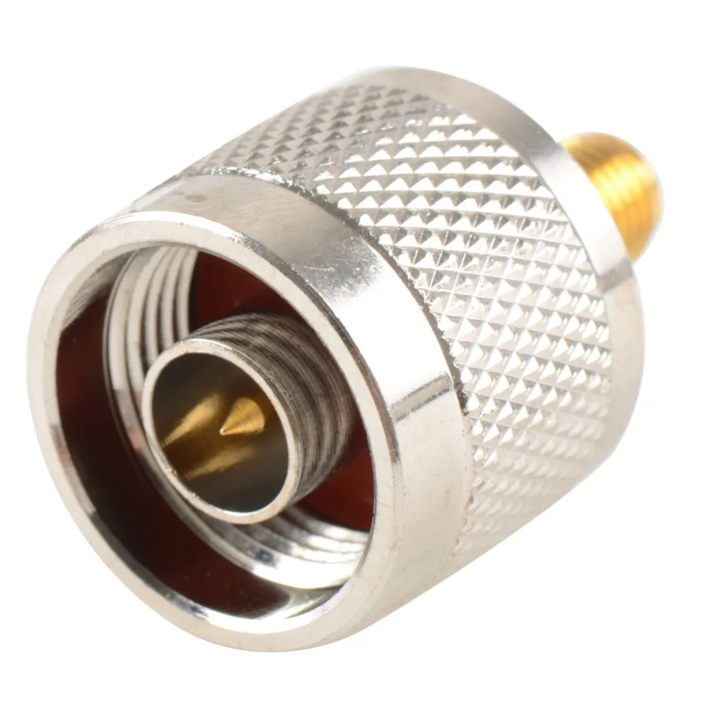 

1pc Adapter N Plug Male Nickel Plating To SMA Female Gold Plating Jack RF Connector Straight VC720 P20