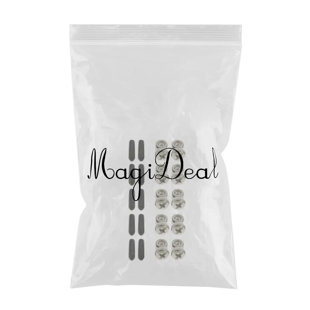 5 Sets Premium Spare Screws & Black End Caps Cover Collar and Adjusters for Speed Jump Ropes Tornillos ajustables vis reglables