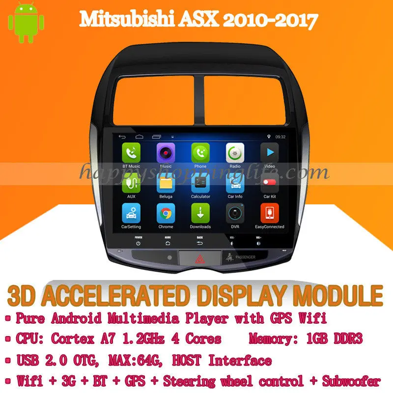 7 1 &quotAndroid 10 автомобильный мультимедийный плеер для Mitsubishi ASX 2017 2010 DVD Авто Радио