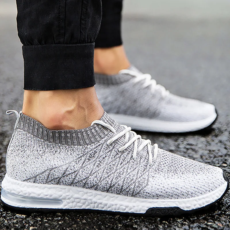 

Men Vulcanize Shoes Soft Lace-up Designer Sneakers for man Hard-wearing Non-slip Mens Casual shoes Spring/Autumn