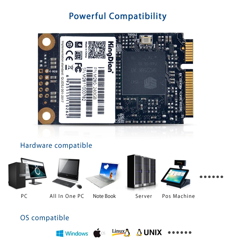 KingDian 240 ГБ 256 ГБ mSATA SSD TLC флэш-память с кэшем для Intel samsung Gigabyte Thinkpad lenovo acer hp ноутбук мини ПК планшет