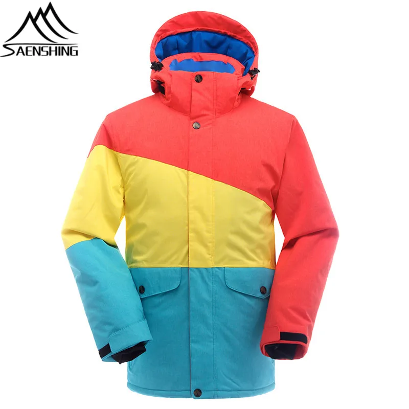 

SAENSHING ski jacket men winter waterproof thick warm snowboard jacket snow clothing outdoor Skiing and snowboarding Snow jacket