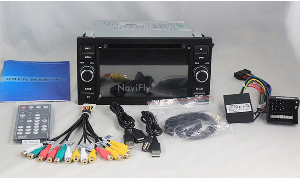 Flash Deal Navifly Free shipping! 7Inch 2din windows ce6.0 Car DVD Player For C-Max Connect Fiesta Fusion Galaxy Kuga Mondeo S-Max Focus 19