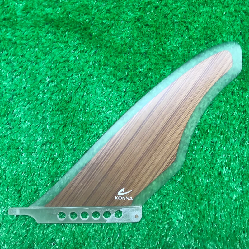 

10 Inch Single Sup Bamboo/Wood/Carbon Surfboard Fin Race Fin For Surfing