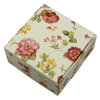 

30Pcs/Lot Green and Yellow Color Kraft Paper Packaging Boxes Carton Paperboard Wedding Jewelry Craft Gift Event Party Pack Box