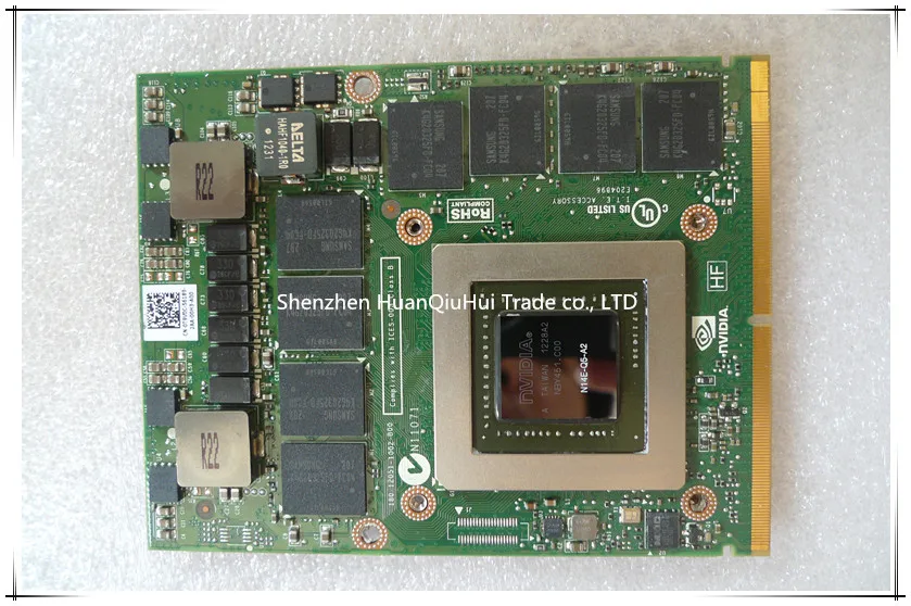 

Wholesales For M6700 Laptop T9V0C 0T9V0C N14E-Q5-A2 4G GDDR5 VGA MXM 3.0 256Bit Video card K5000M Graphics card full tested