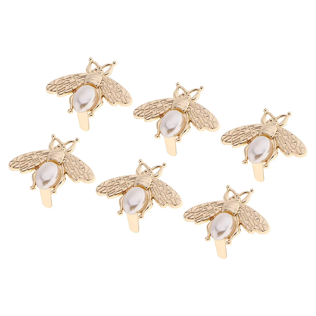 6Pcs New Arrivals Bee Design Antique Alloy Clasp Turn Lock for DIY Handbag Purse Making Handbag Purse Making Supplies Home Decor