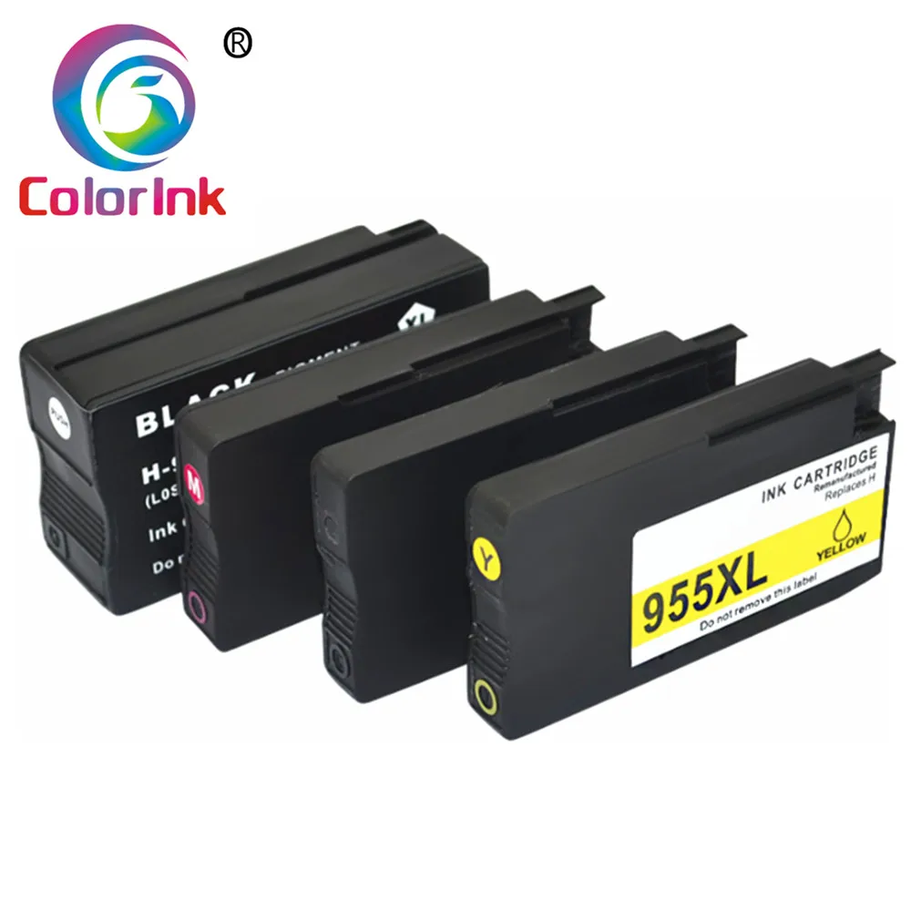Чернильный картридж ColorInk 4PK для HP 955XL 959XL 955 XL чернильный s OfficeJet Pro 8210 8216 8218 7740 8710 8720