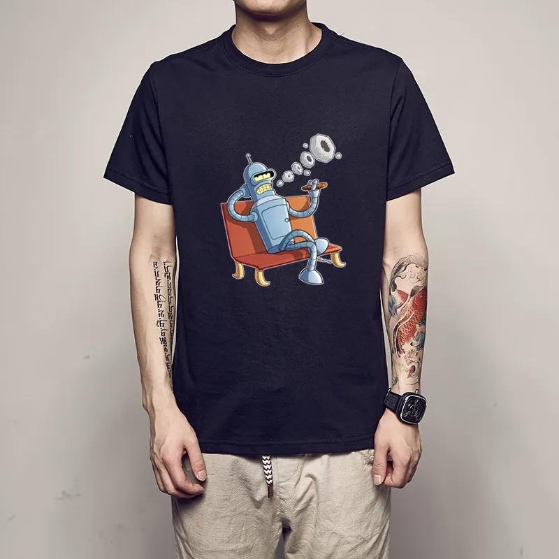 

Casual Retro bender fan art T Shirt men Bultaco Pursang logo T-shirt homme Spainish motorcycle Tee Super Motor tee shirt hombre