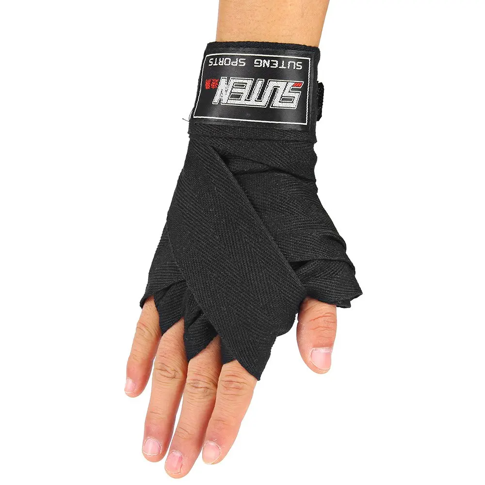 SUTEN 2.5M Elastic Gloves Boxing Hand Bandages Sanda Fighting Hand Strap Wrist