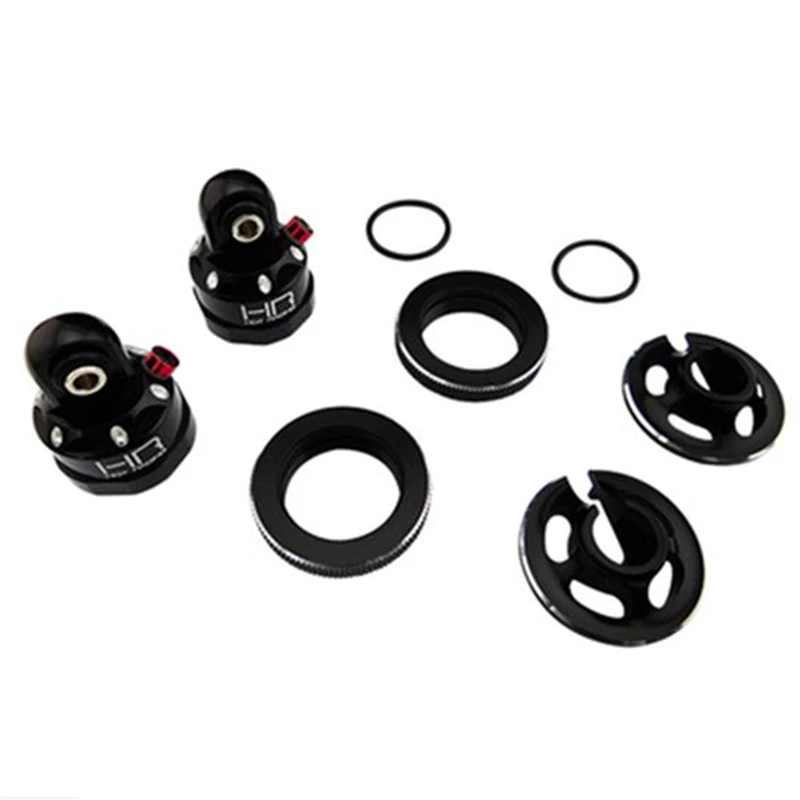 HR Hot racing Traxxas X Maxx shocks Aluminum bleeder shock caps +spring