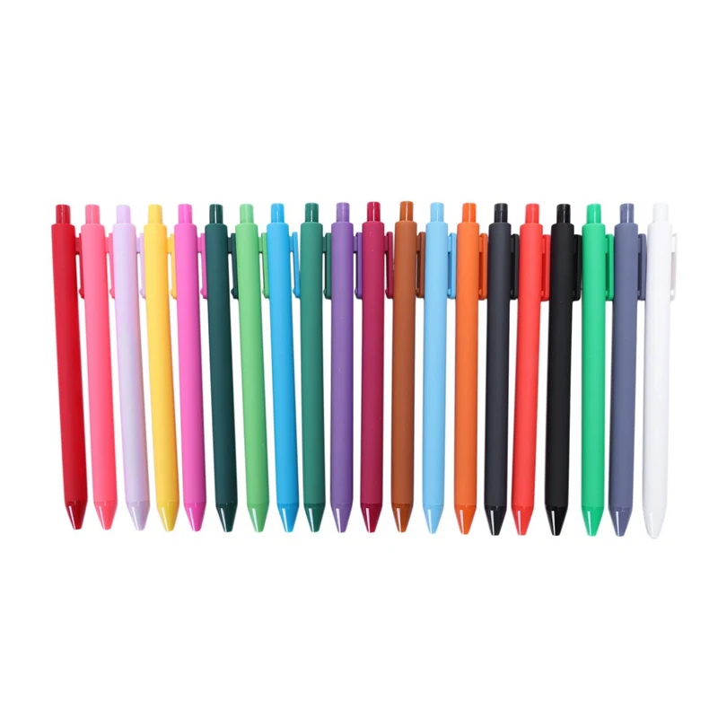 Горячая-конфеты-цветная гелевая ручка, 0.5мм | карамельный цвет Матовая Мягкая гелевая ручка пресс нейтральная ручка, детские школьные