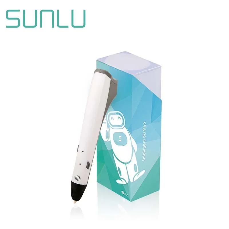 

SUNLU 3D Printing Pen,Intelligent 3D Pen With 1.75mm PLA /PCL Filament,One Button Operation Gifts for Child-M1 White