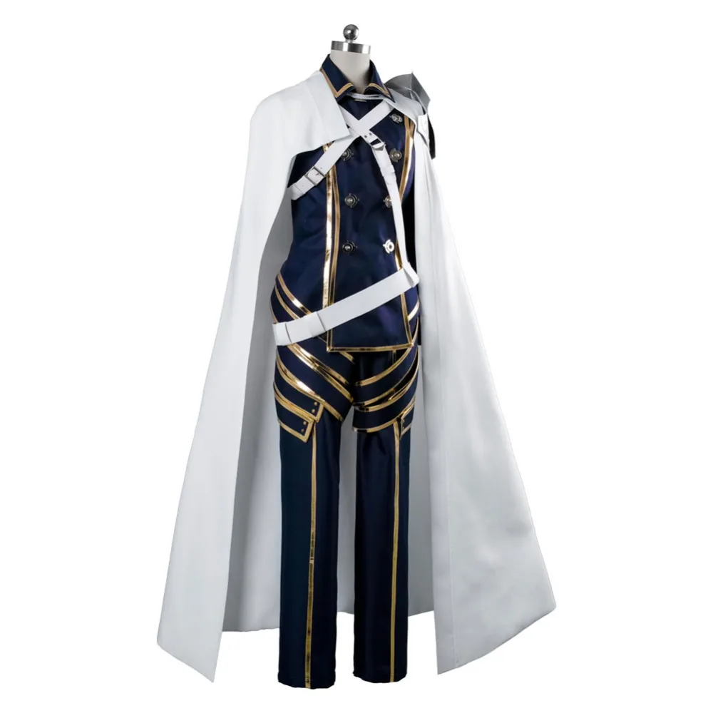 Cosplay&Ware [14]Fire Emblem Awakening Cosplay Prince Chrom Costume Full Sets Battle Suit With Robe Halloween Carnival -Cosplay&Ware anime Shop