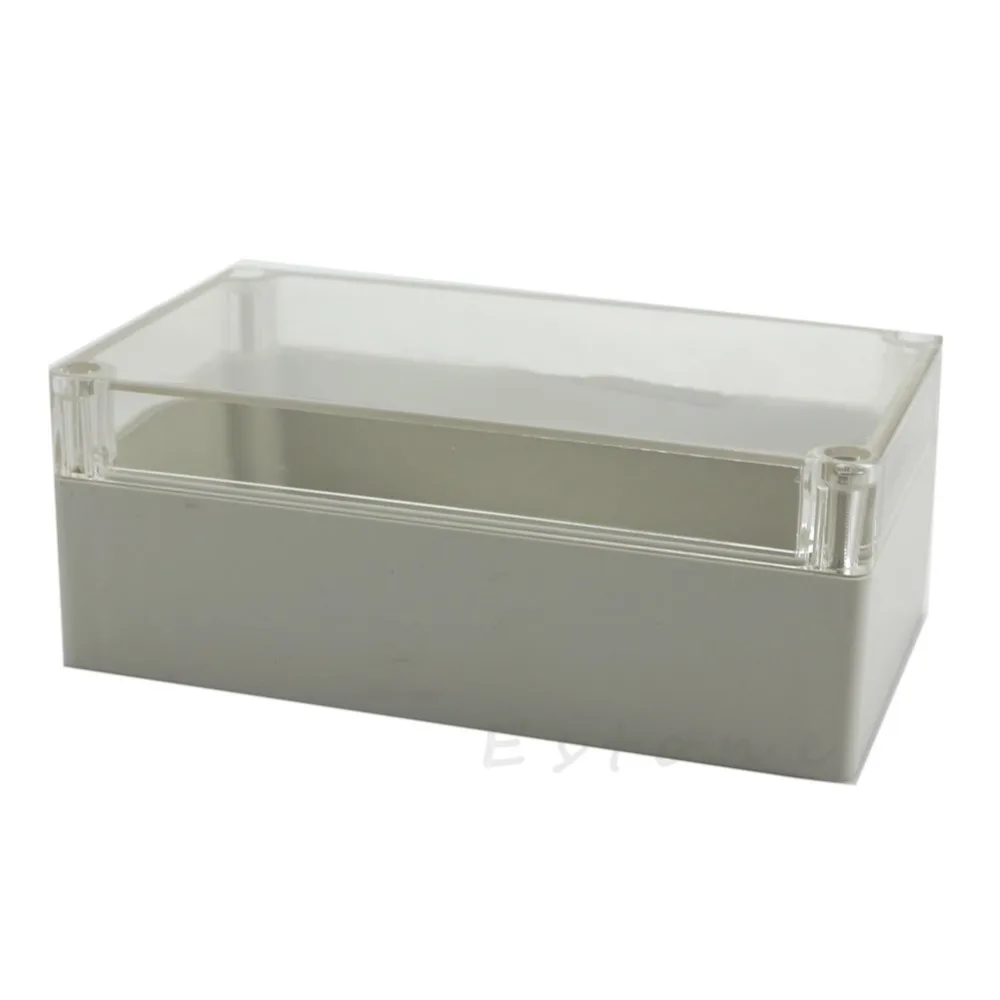 C18 hot 158x90x60mm Waterproof Clear font b Electronic b font Project Cover Box Enclosure Plastic Case