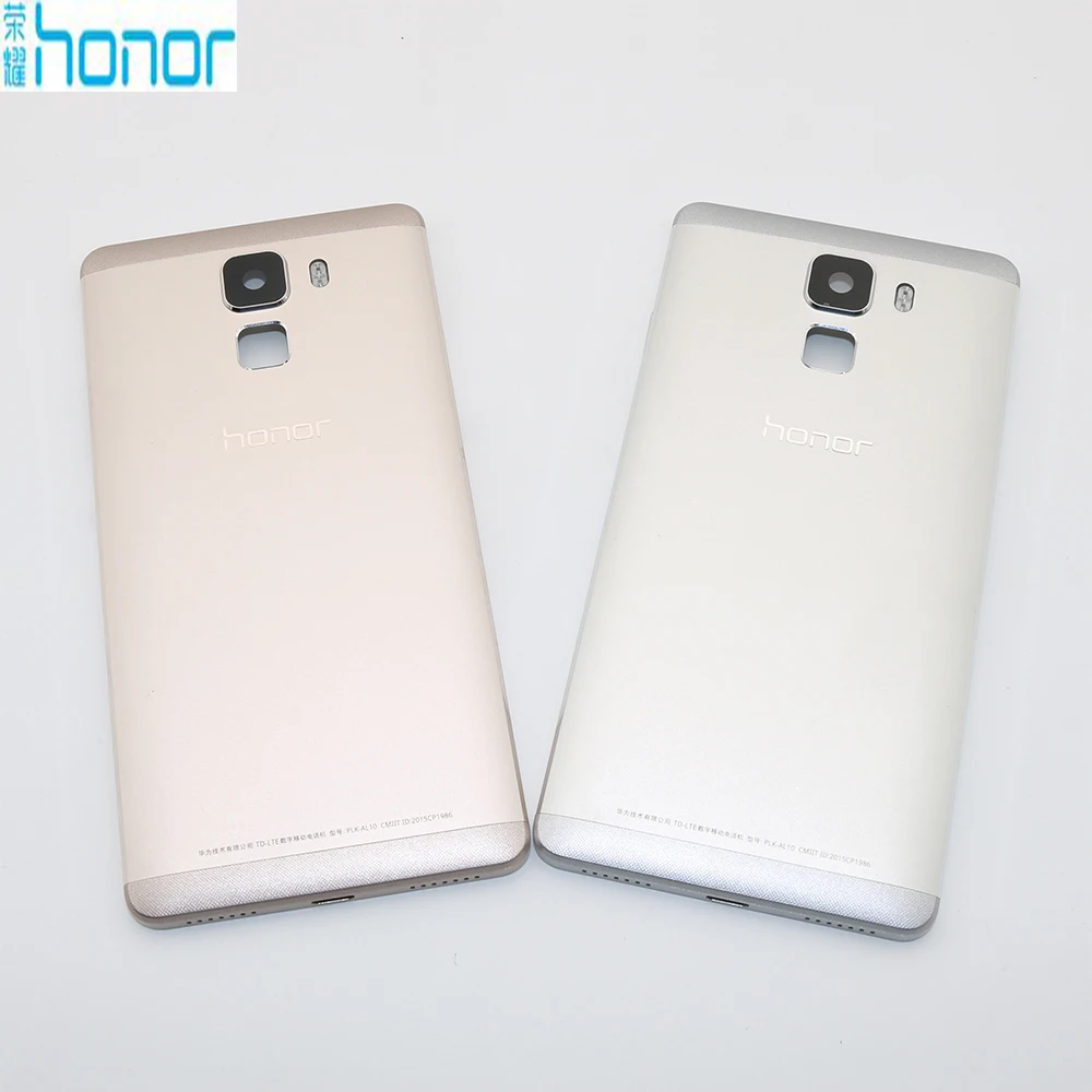 

Original Battery Back Cover For Huawei Honor 7 Housing Case With Camera Lens+Power Volume Buttons