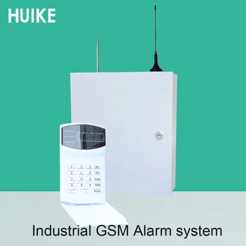 

(1 Set) Iron Box Industry GSM PSTN Alarm System Wireless 433MHz Remote control LED keypad 16 wireless and 16 wire zones