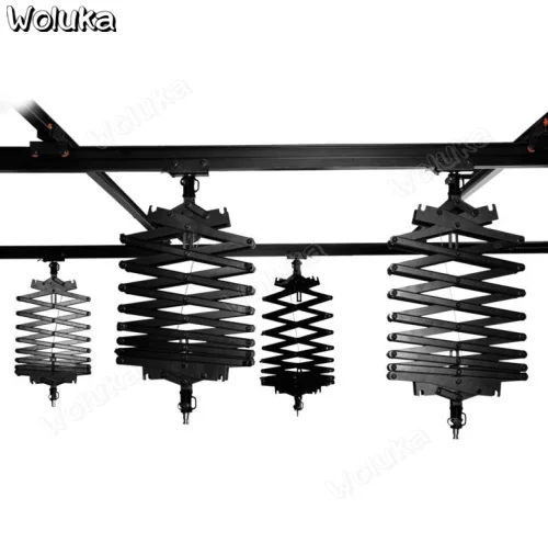 Студийный фон для фотосъемки с потолочные рельсы втягивающее устройство отслеживания бум комплект S-14 4 рельсов 4 пантограф фотографическое оборудование CD50 T08