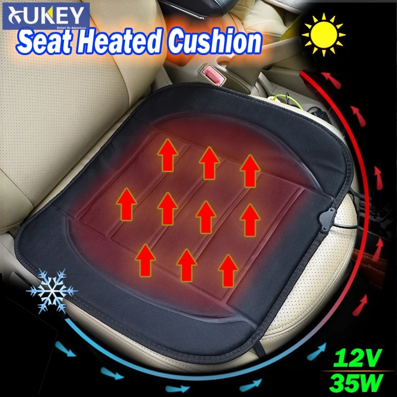 

Winter Seat Heating Heater Warmer Driver Chair Warm thermal Heat Cushion Accessories 35W 12V Heated Car Seat Cushion Cover