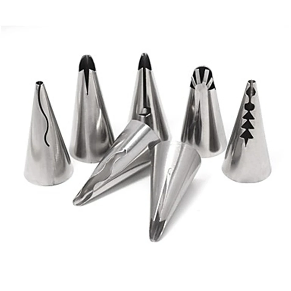 VOGVIGO 7pcs/lot Flower Animal 3DCartoon Icing Piping Nozzles Pastry Nozzles Stainless Steel Pastry Nozzles Tips Cake Decoration