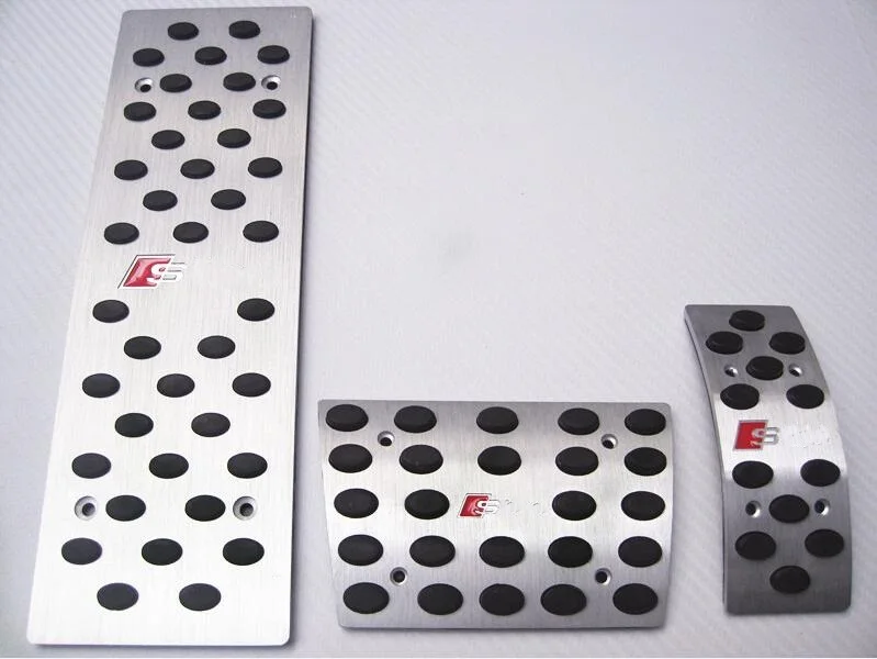 

Car Accessories For Audi Q5 A4 A5 A6 A8 AT Accelerator Fuel Brake Foot Rest MT AT Pedal Plate,Auto Styling Footrest Pad Sticker