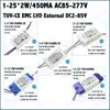 5-20Pieces TUV-CE EMC LVD PF External36W AC85-277V LED Driver 1-25Cx2W 450mA DC2-85V Constant Current For LED Lamp Free Shipping ► Photo 1/6