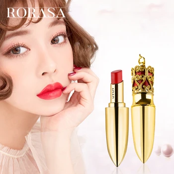 

Luxury Lip Color Matte Lip Stick Long-lasting Moisturizer Lipstick with Lip Brush Full Color Fine Waterproof Lip Makeup Moisture