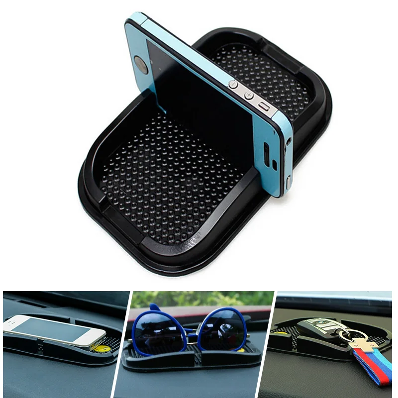 Multi functional car Anti Slip pad Rubber Mobile Sticky stick Dashboard